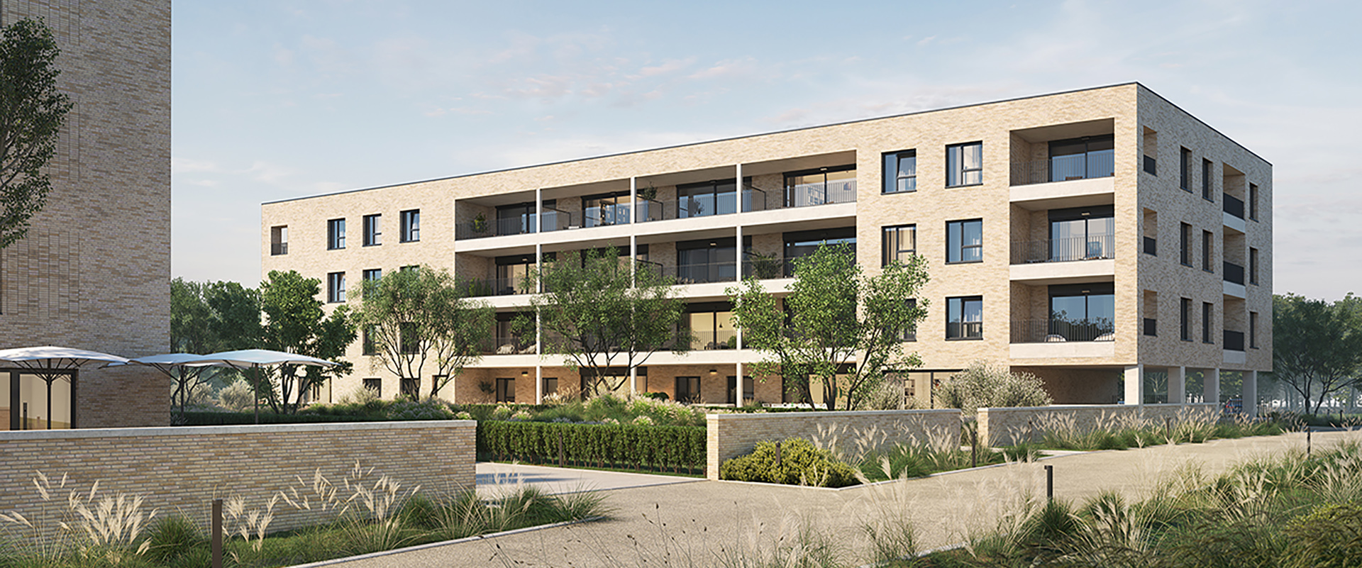 Residentie Philyra in de nieuwe woonwijk Borgerwijk